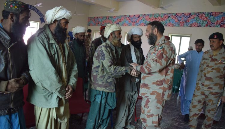  فرنٹیئر کور بلوچستان (نارتھ) میوند رائفلز کے زیراہتمام جرگے کا انعقاد